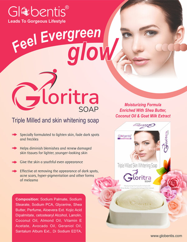 Gloritra Soap (Triplled Milled Skin Whitening Soap)