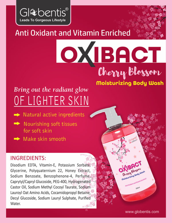 OXIBACT Cherry Blossom (Moisturizing Body Wash)